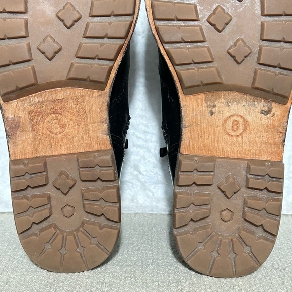 Timberland Womens Black Leather Riley Flair Hiker Lace/Buckle Boots Shoes SZ 8 - Picture 10 of 11